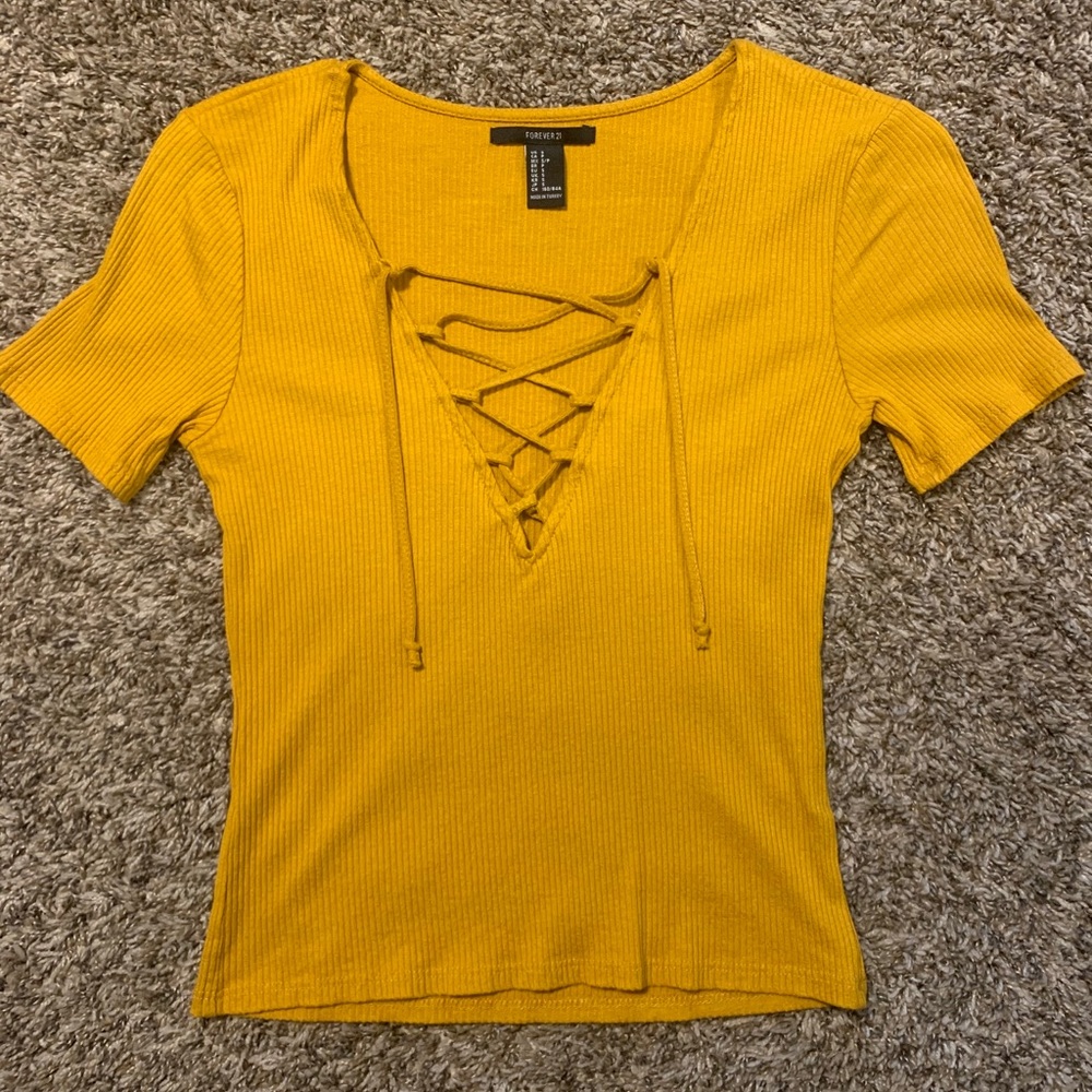 V neck crop top